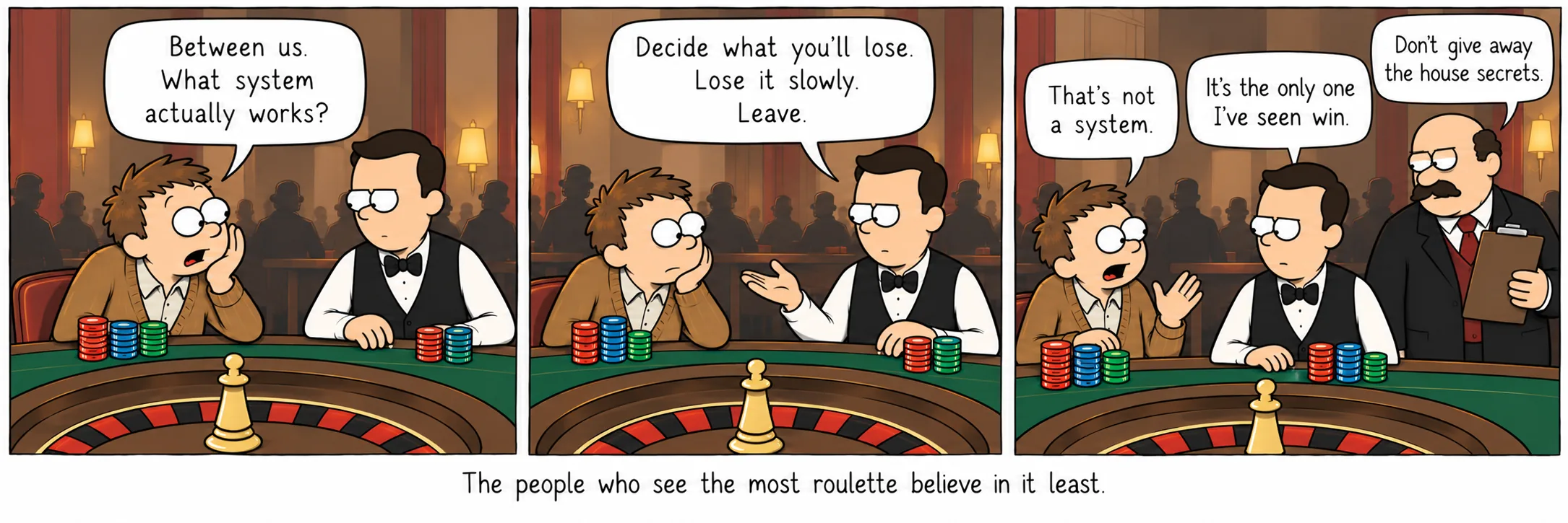 Chi vede più roulette è quello che ci crede di meno.
