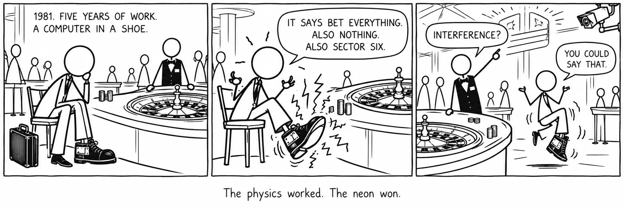 La fisica funzionava. Ha vinto il neon.
