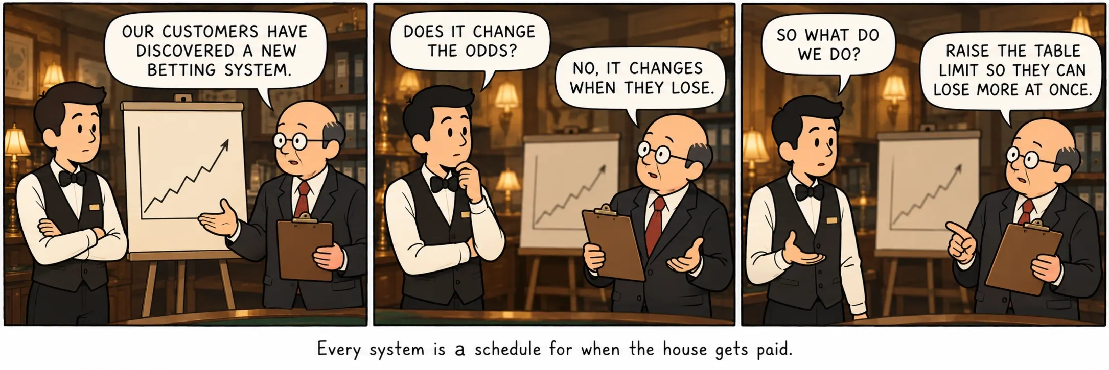 Ogni sistema è un calendario di quando il banco viene pagato.
